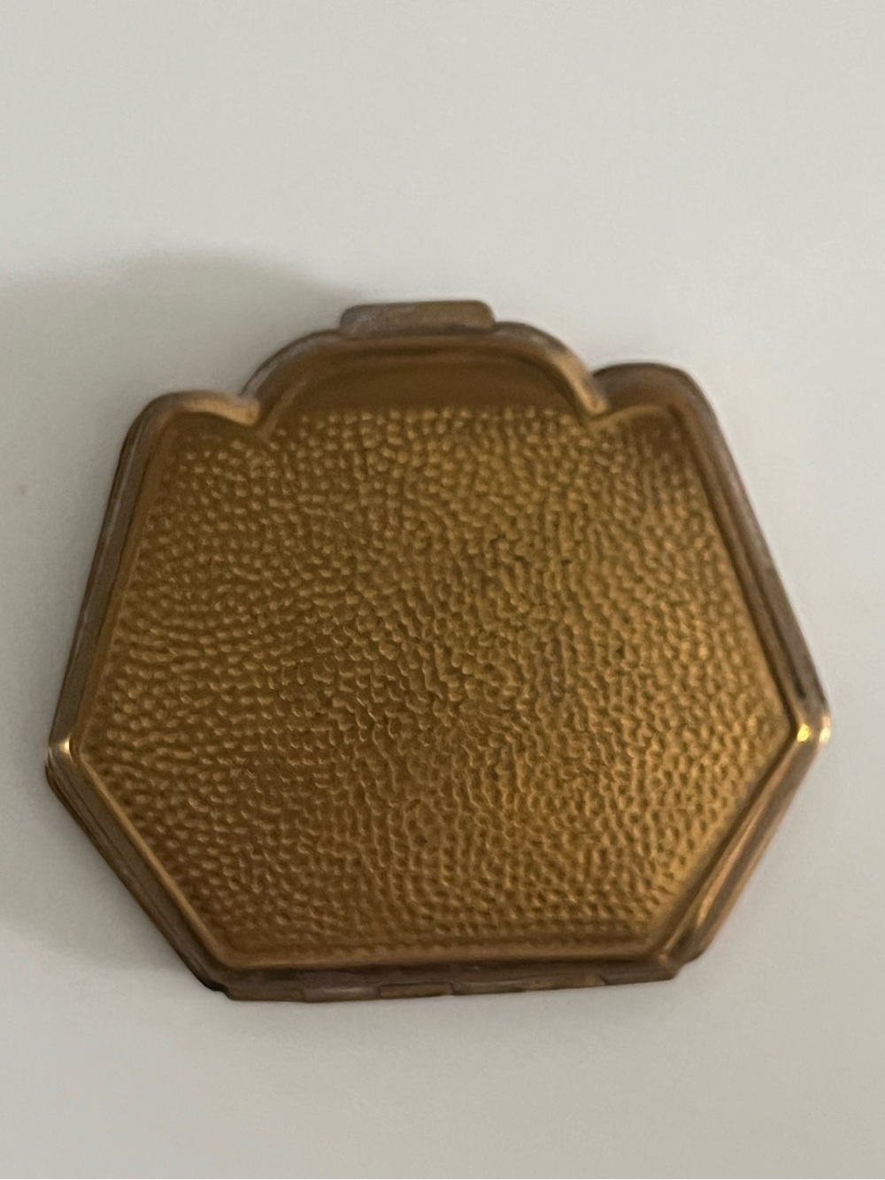 Vintage Art Deco Powder Compact Mirror & Powder Puff Case - Picture 5 of 10